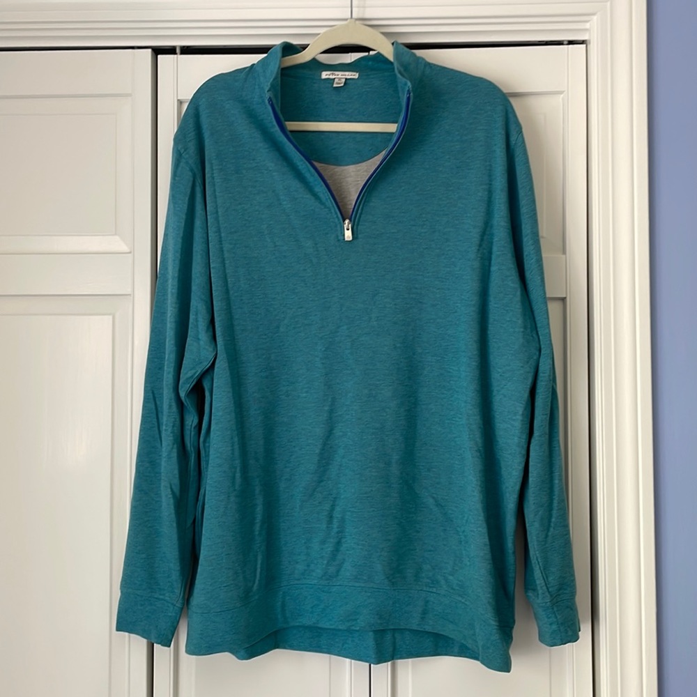 Peter Millar jersey quarter zip
